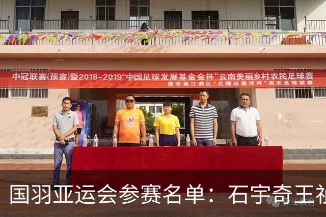 国羽亚运会参赛名单：石宇奇王祉怡领衔单打 梁王圣坛出击双打